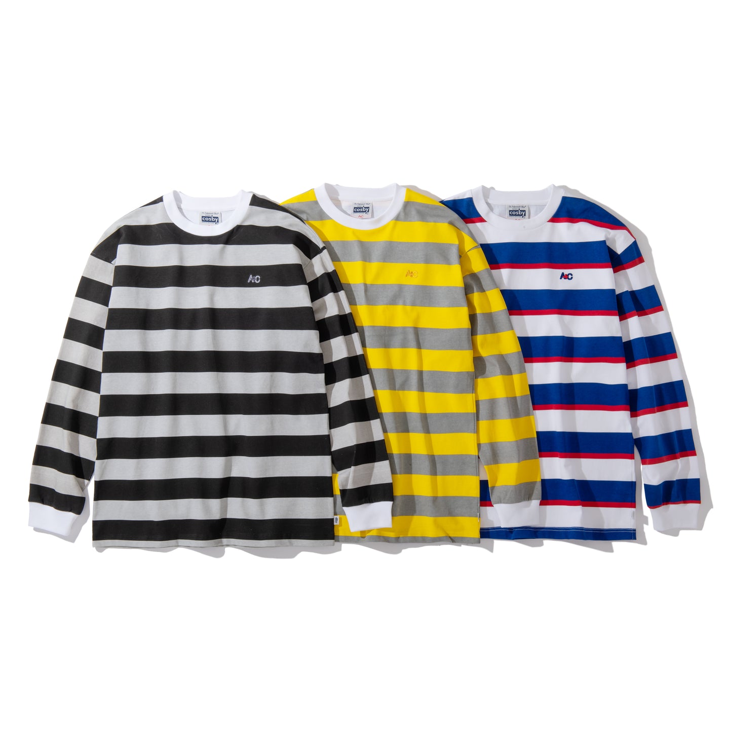 Gerry Cosby A+C BORDER L/S TEE / BLACK