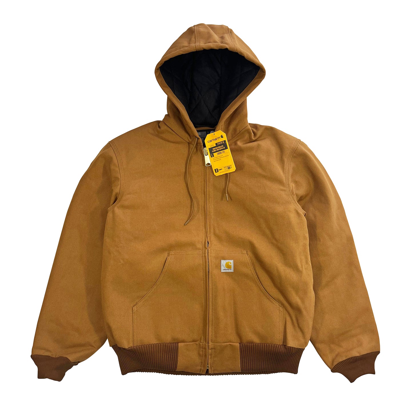 VINYL7 RECORDS Made in USA Carhartt Active Jacket - BROWN