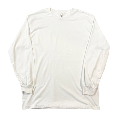 American Apparel 6.0oz 長袖Tシャツ AA1304 / ホワイト
