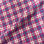 VINYL7 RECORDS VERMONT FLANNEL Fitted Short Sleeve Shirt / Pink